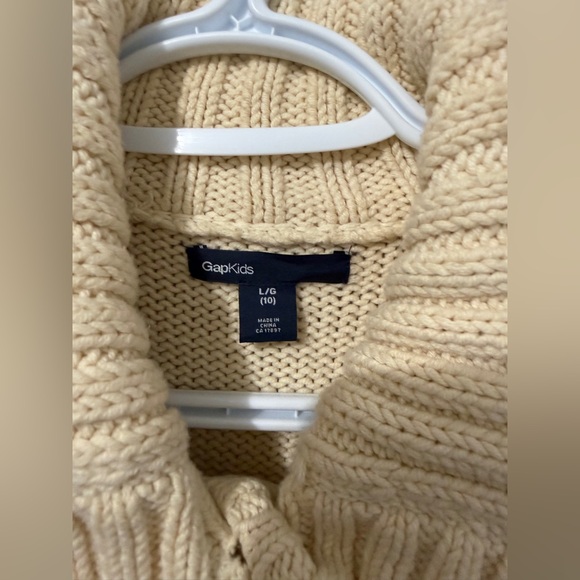 GAP Cozy Cream Kids Vest Large (10) - Picture 2 of 5